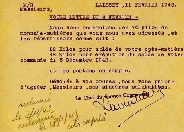 [Commande de 1943]